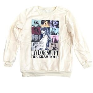 Taylor Swift The Eras Tour Women's Cream Sweatshirt